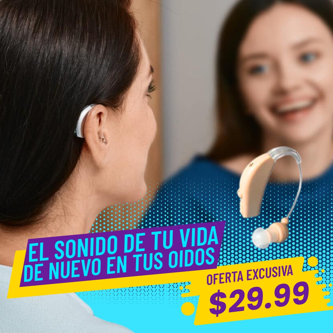 Audifonos para personas con sordera moderada a severa