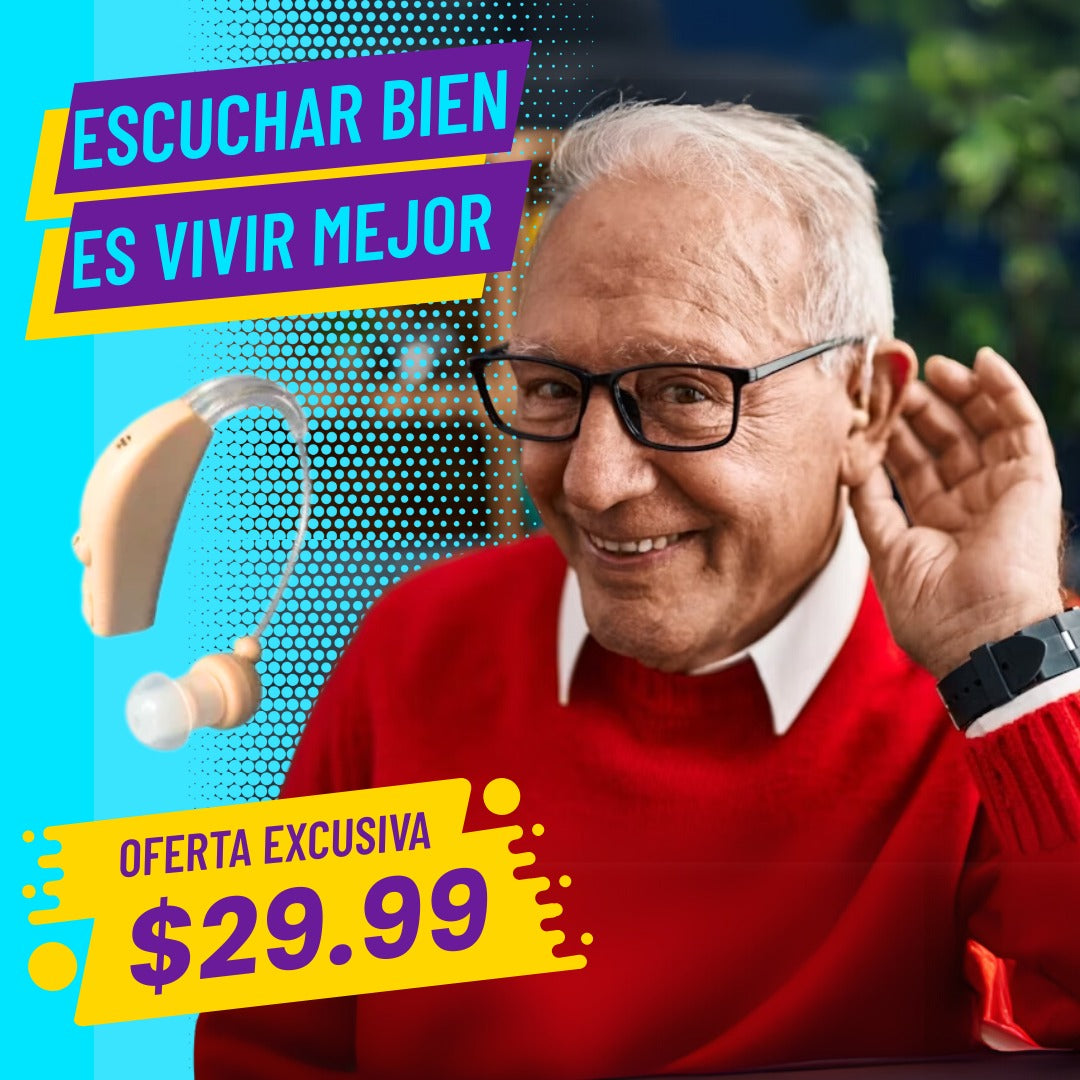Audifonos para personas con sordera moderada a severa
